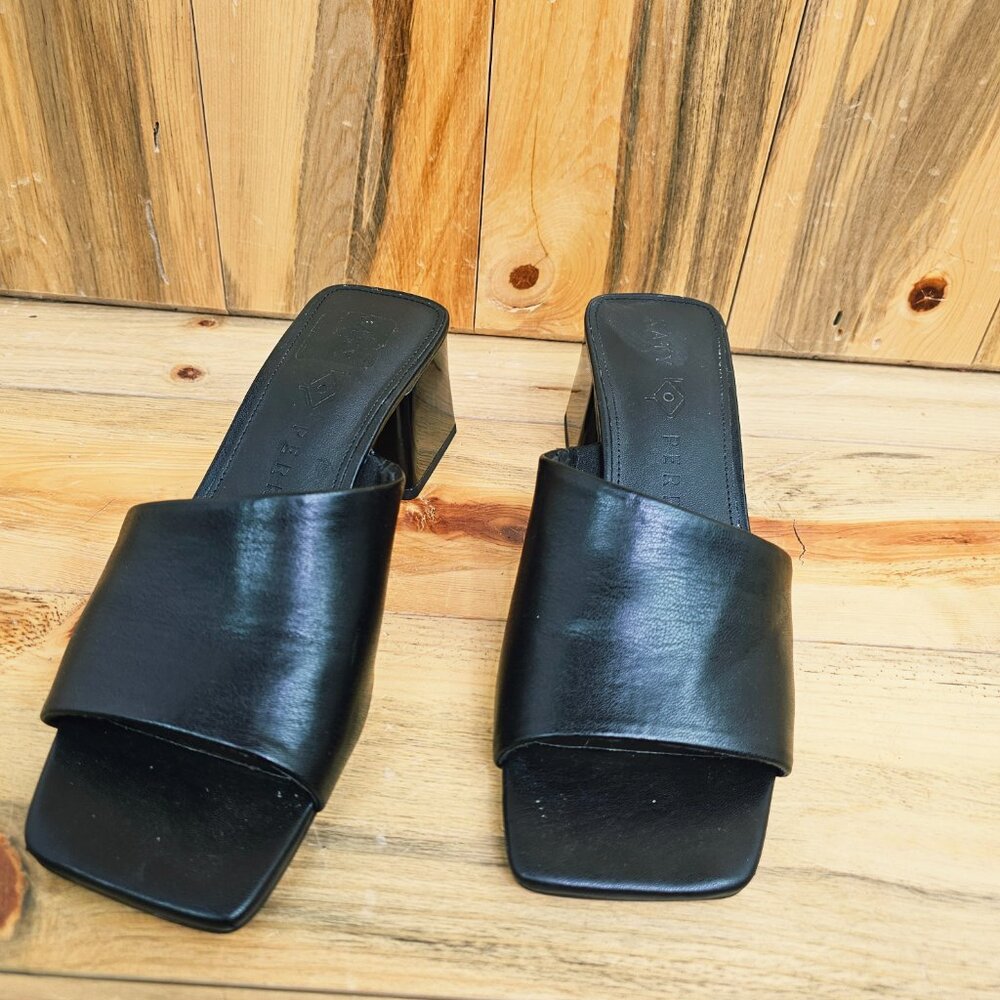 Katy Perry Collections Black Gemm Slide Size 8.5